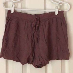 Plum shorts